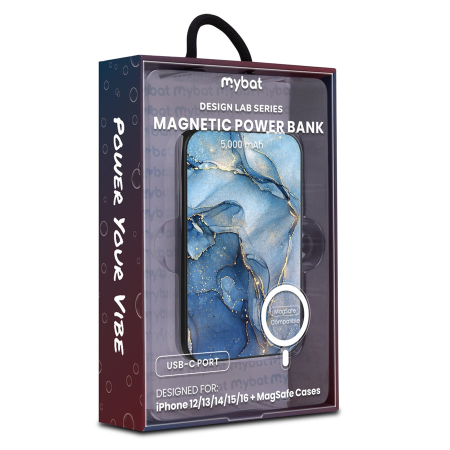 MyBat Design Lab 5000mAh Magnetic Wireless Power Bank - Black - Blue Marble - MPBBAT131-BK-106-9.jpg