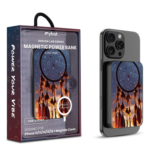 MyBat Design Lab 5000mAh Magnetic Wireless Power Bank - Black - Dreamcatcher - MPBBAT131-BK-111-1.jpg