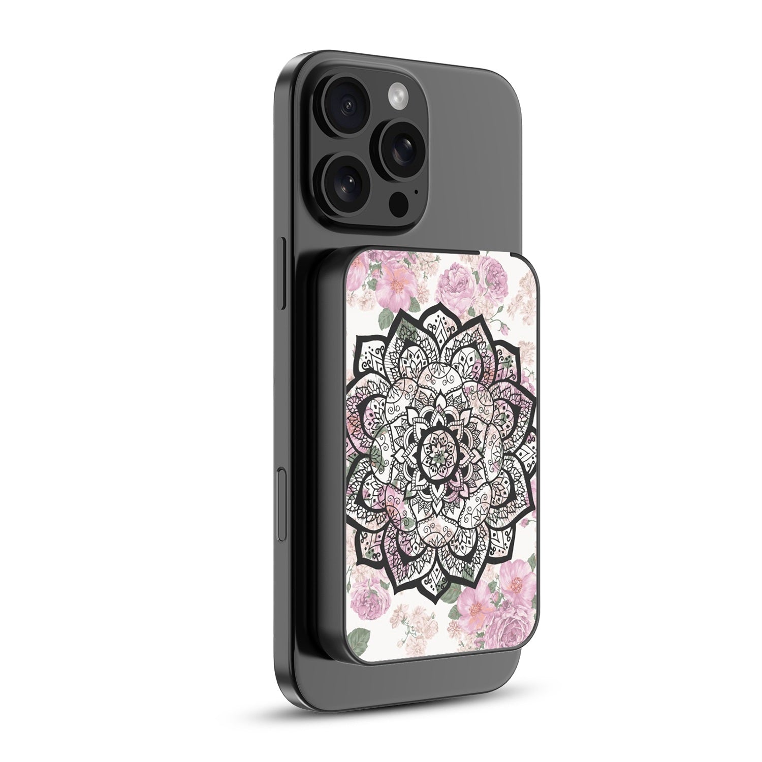 MyBat Design Lab 5000mAh Magnetic Wireless Power Bank - Black - Mandala - MPBBAT131-BK-113-2.jpg