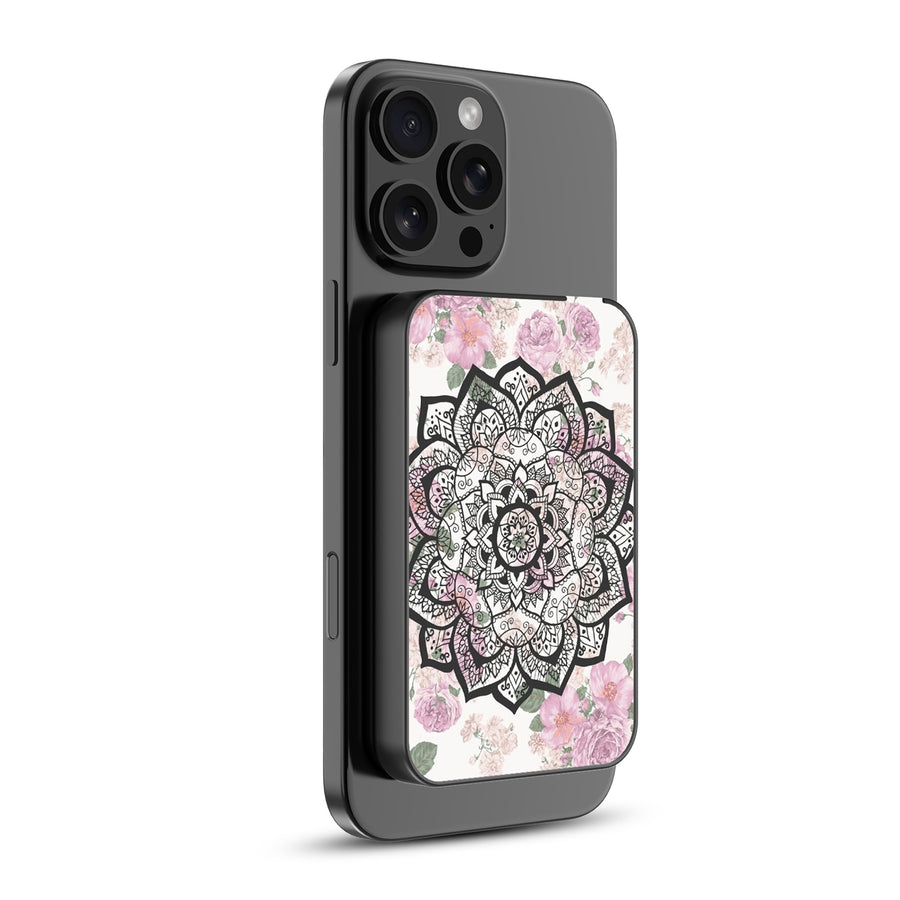 MyBat Design Lab 5000mAh Magnetic Wireless Power Bank - Black - Mandala - MPBBAT131-BK-113-2.jpg