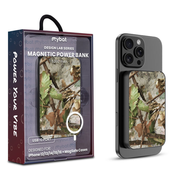 MyBat Design Lab 5000mAh Magnetic Wireless Power Bank - Black - Forest Camouflage - MPBBAT131-BK-117-1.jpg