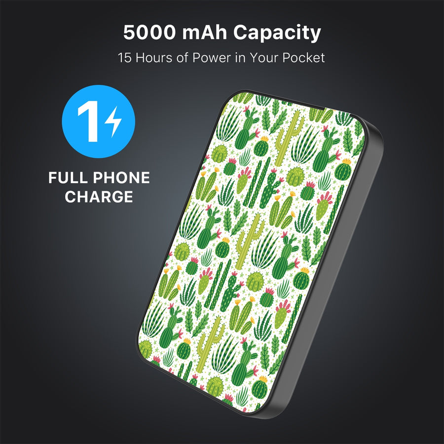 MyBat Design Lab 5000mAh Magnetic Wireless Power Bank - Black - Succulents - MPBBAT131-BK-123-8.jpg