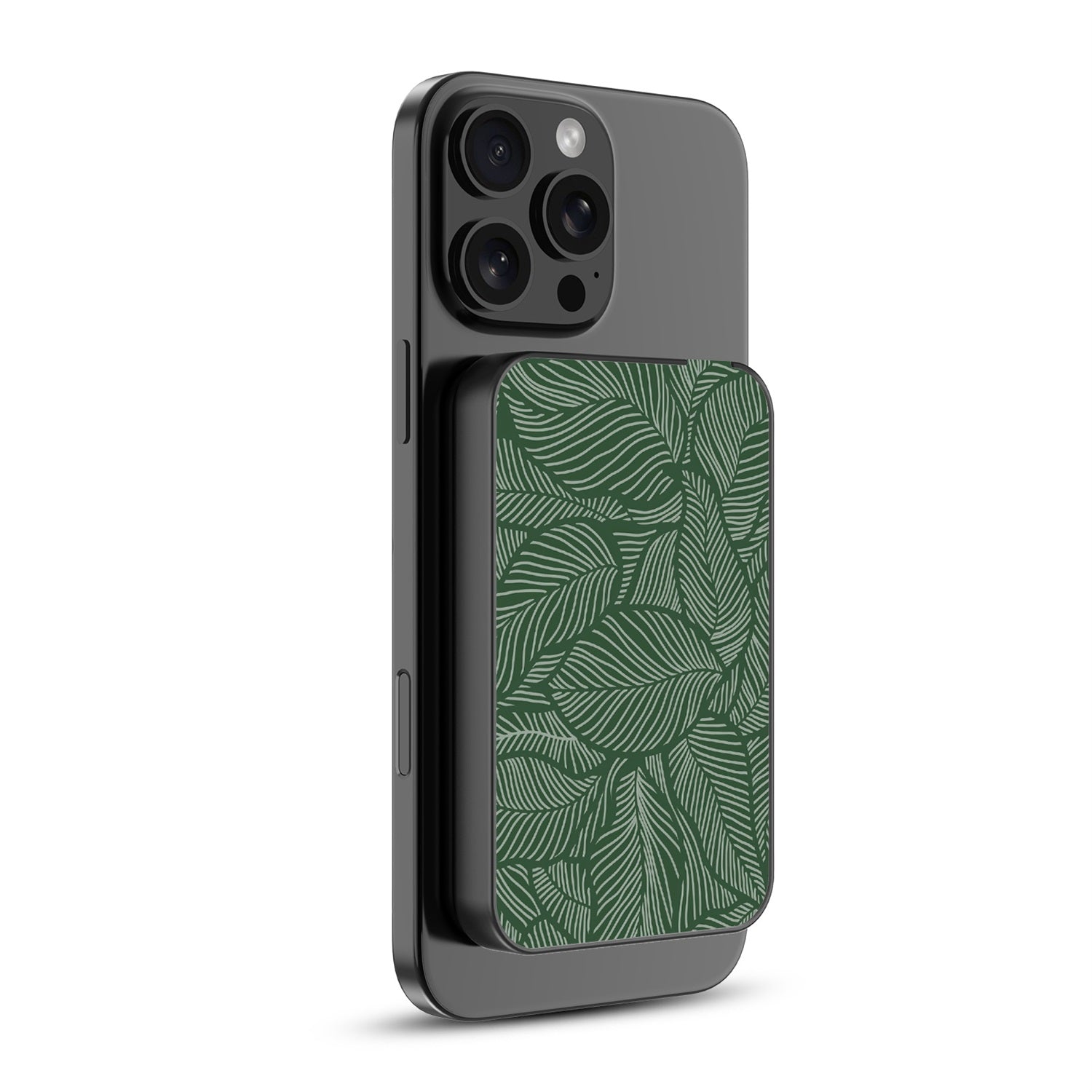 MyBat Design Lab 5000mAh Magnetic Wireless Power Bank - Black - Leaves - MPBBAT131-BK-125-2.jpg