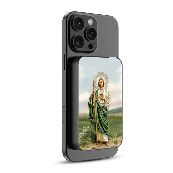 MyBat Design Lab 5000mAh Magnetic Wireless Power Bank - Black - Saint Judas - MPBBAT131-BK-138-2.jpg