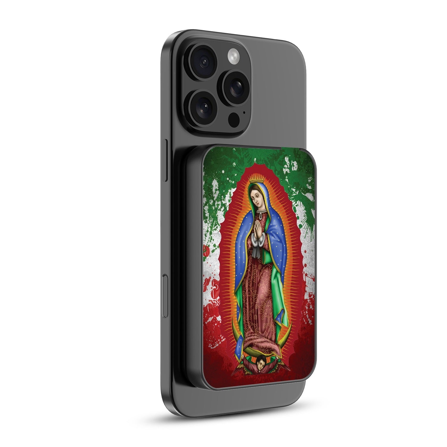 MyBat Design Lab 5000mAh Magnetic Wireless Power Bank - Black - Guadalupe Virgin Mary - MPBBAT131-BK-139-2.jpg