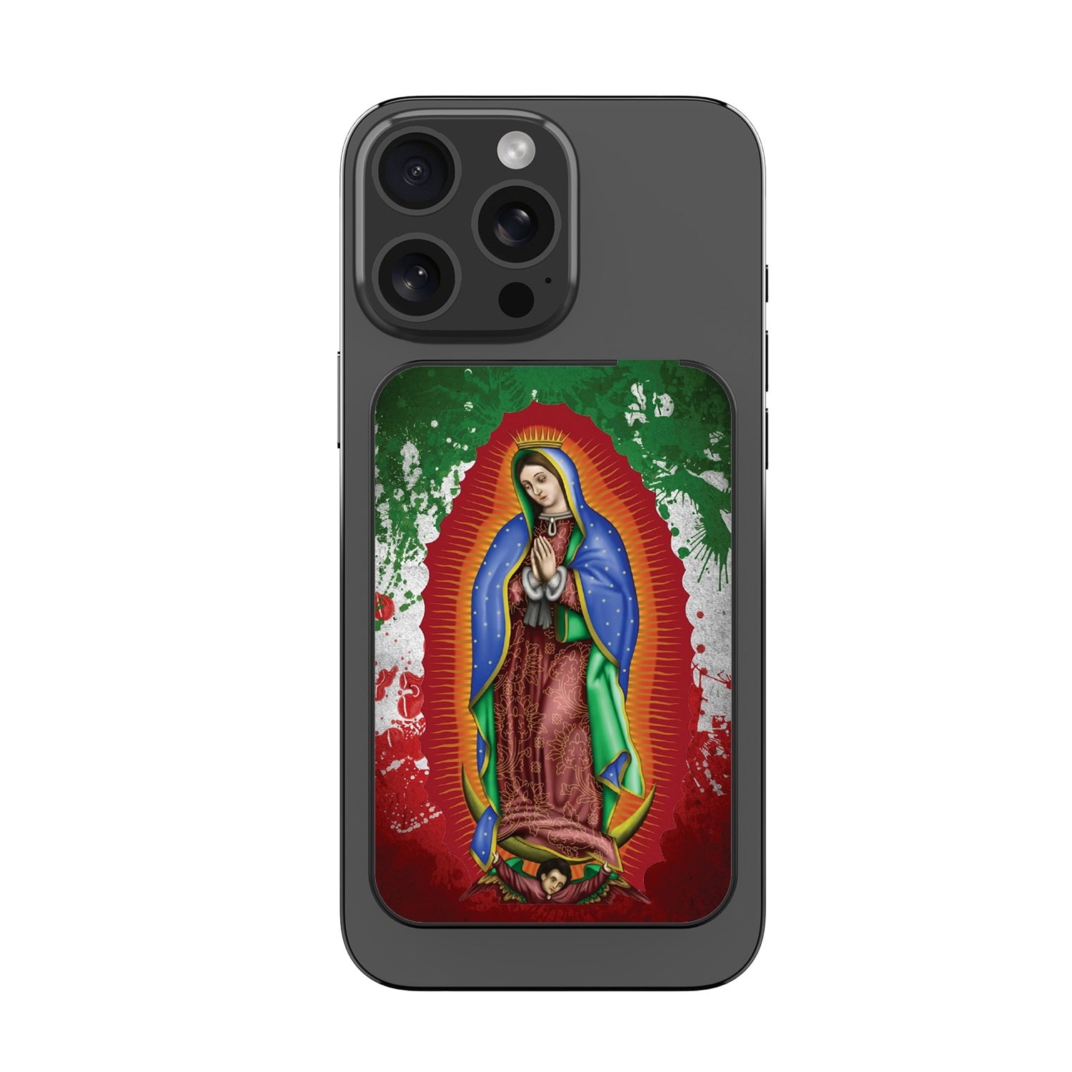 MyBat Design Lab 5000mAh Magnetic Wireless Power Bank - Black - Guadalupe Virgin Mary - MPBBAT131-BK-139-3.jpg