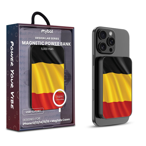 MyBat Design Lab 5000mAh Magnetic Wireless Power Bank - Black - Belgium Flag - MPBBAT131-BK-142-1.jpg