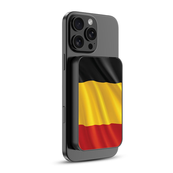 MyBat Design Lab 5000mAh Magnetic Wireless Power Bank - Black - Belgium Flag - MPBBAT131-BK-142-2.jpg