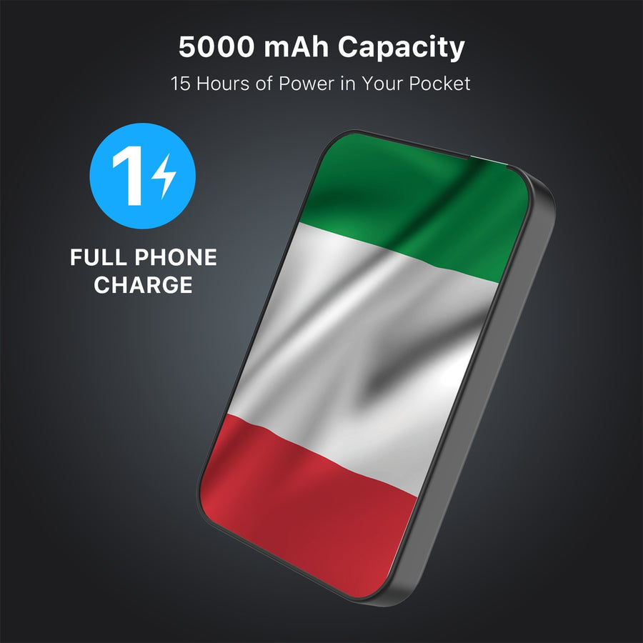 MyBat Design Lab 5000mAh Magnetic Wireless Power Bank - Black - Italy Flag - MPBBAT131-BK-150-8.jpg