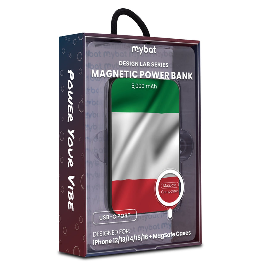 MyBat Design Lab 5000mAh Magnetic Wireless Power Bank - Black - Italy Flag - MPBBAT131-BK-150-9.jpg