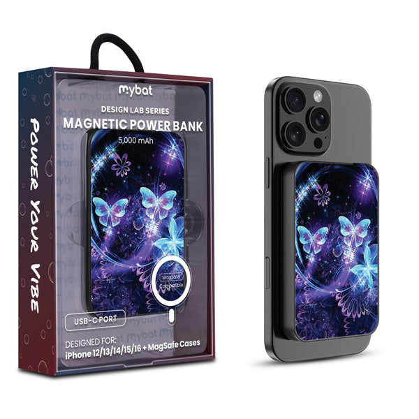 MyBat Design Lab 5000mAh Magnetic Wireless Power Bank - Black - Butterfly Magic - MPBBAT131-BK-164-1.jpg