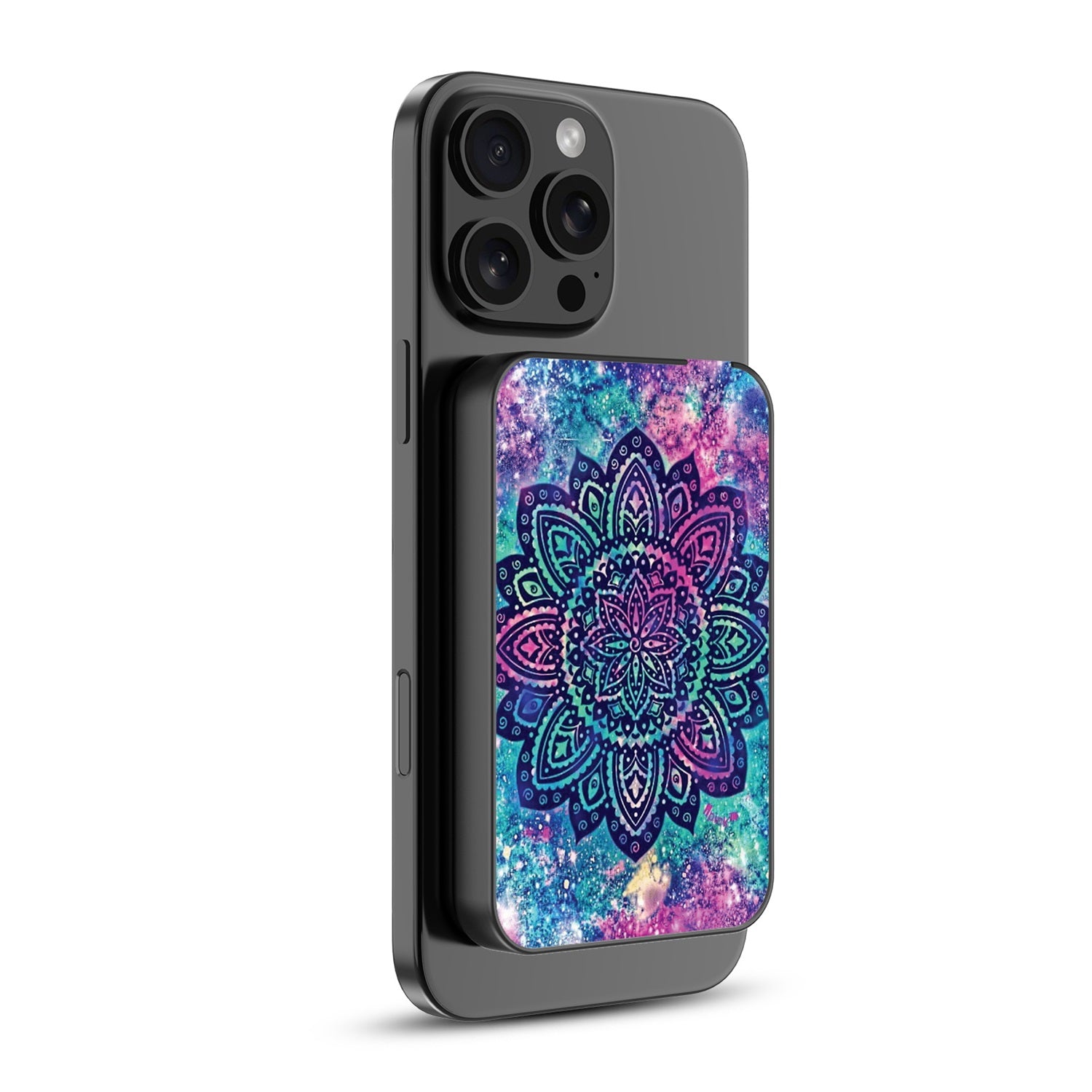 MyBat Design Lab 5000mAh Magnetic Wireless Power Bank - Black - Cosmic Mandala - MPBBAT131-BK-165-2.jpg