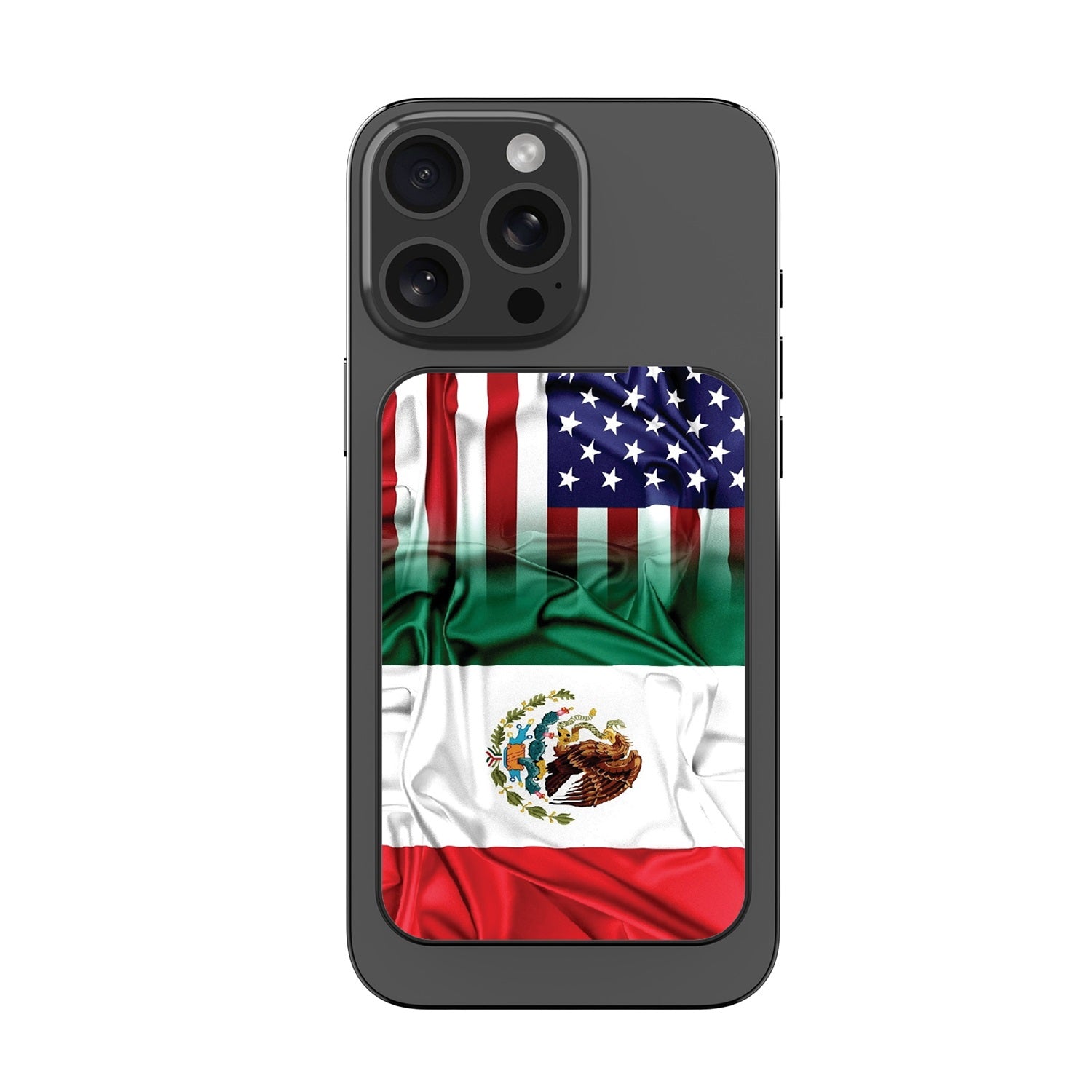 MyBat Design Lab 5000mAh Magnetic Wireless Power Bank - Black - Mexican-American Flag - MPBBAT131-BK-168-3.jpg