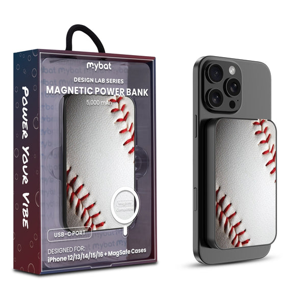 MyBat Design Lab 5000mAh Magnetic Wireless Power Bank - Black - Baseball - MPBBAT131-BK-171-1.jpg