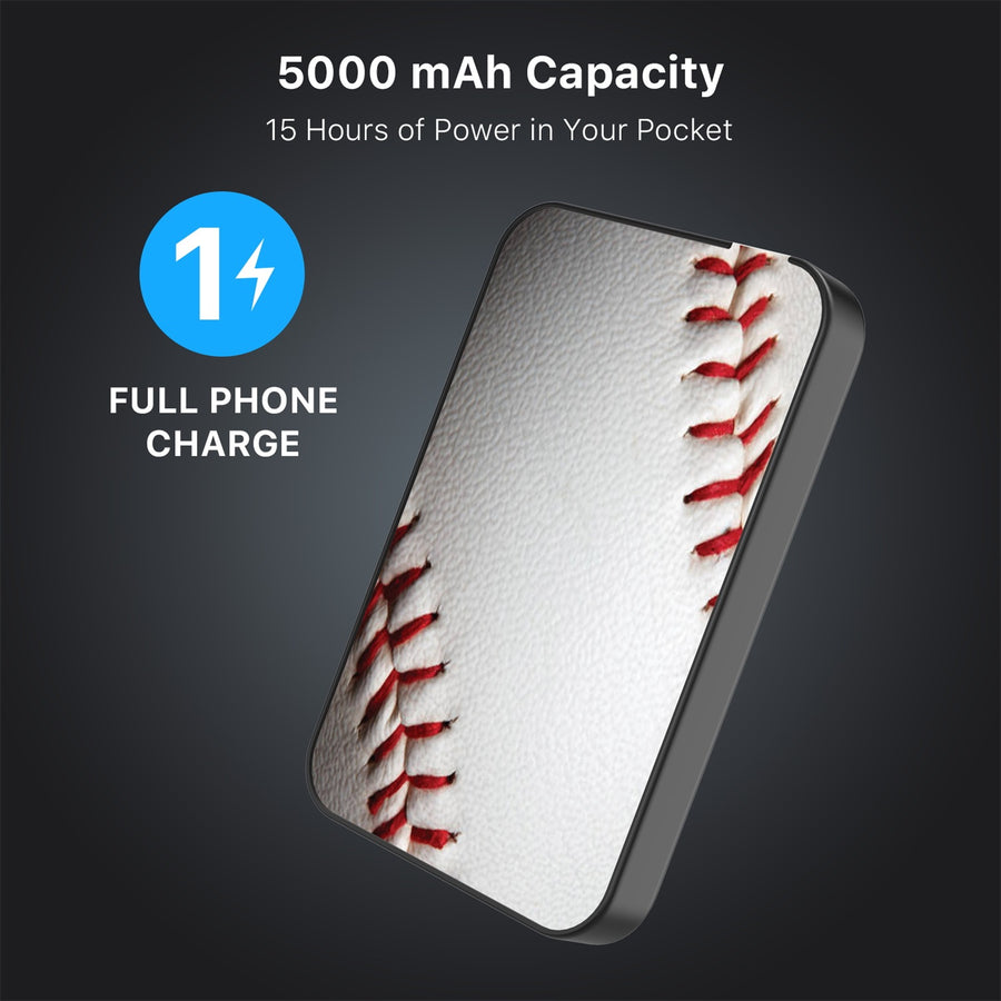 MyBat Design Lab 5000mAh Magnetic Wireless Power Bank - Black - Baseball - MPBBAT131-BK-171-8.jpg