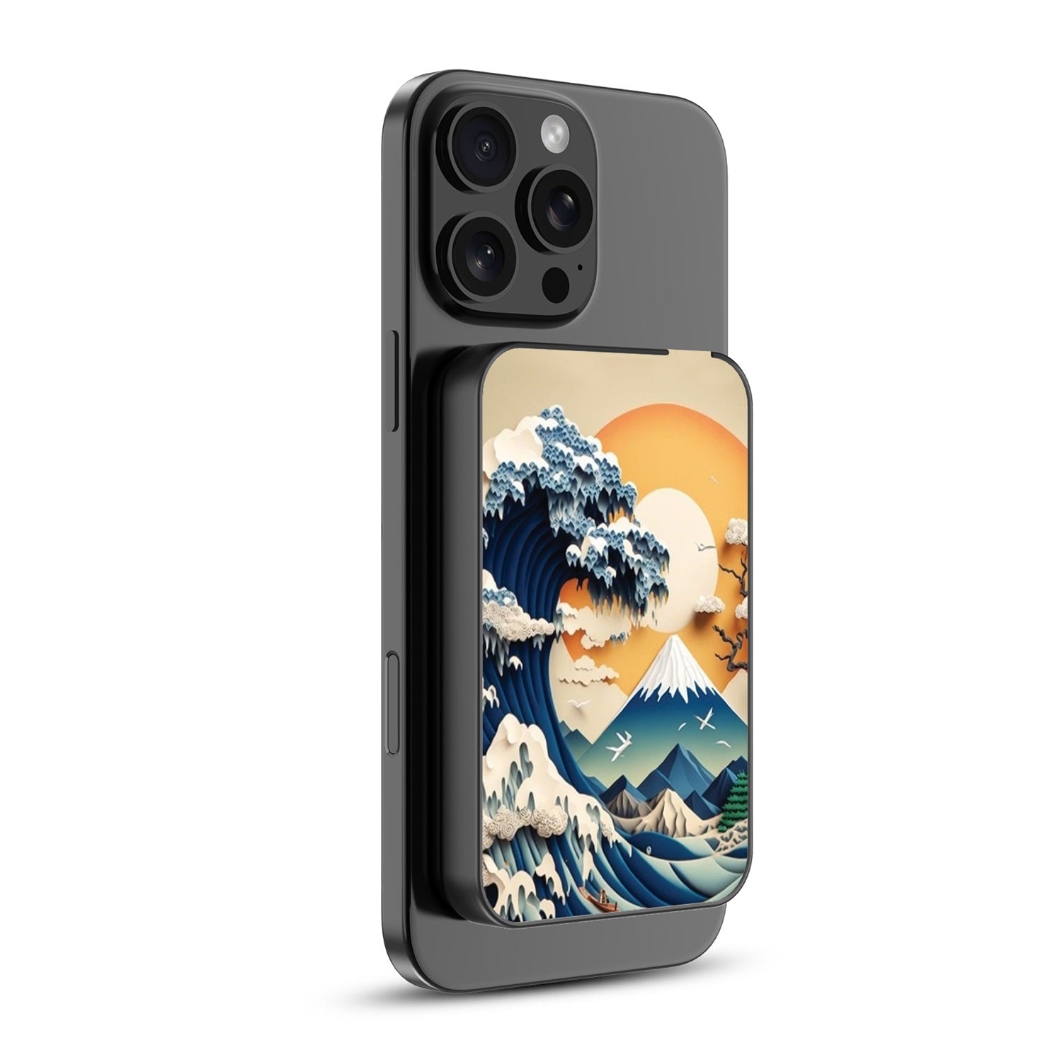 MyBat Design Lab 5000mAh Magnetic Wireless Power Bank - Black - The Great Wave - MPBBAT131-BK-177-2.jpg