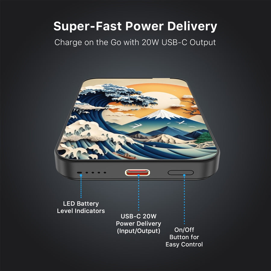 MyBat Design Lab 5000mAh Magnetic Wireless Power Bank - Black - The Great Wave - MPBBAT131-BK-177-7.jpg