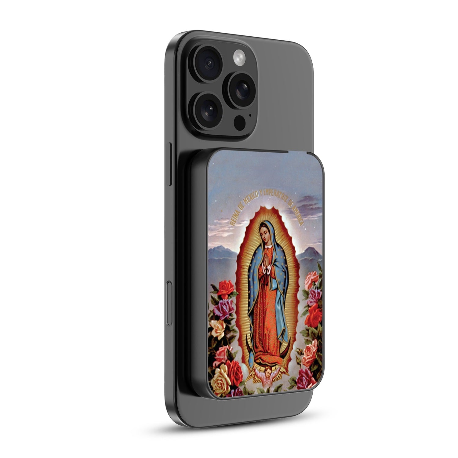 MyBat Design Lab 5000mAh Magnetic Wireless Power Bank - Black - Our Lady Guadalupe - MPBBAT131-BK-178-2.jpg