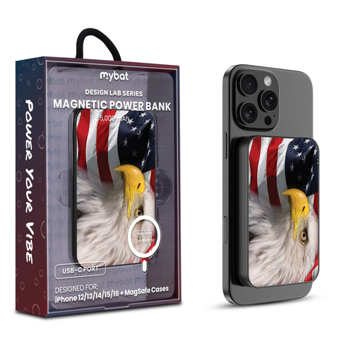 MyBat Design Lab 5000mAh Magnetic Wireless Power Bank - Black - Soaring with Liberty - MPBBAT131-BK-181-1.jpg