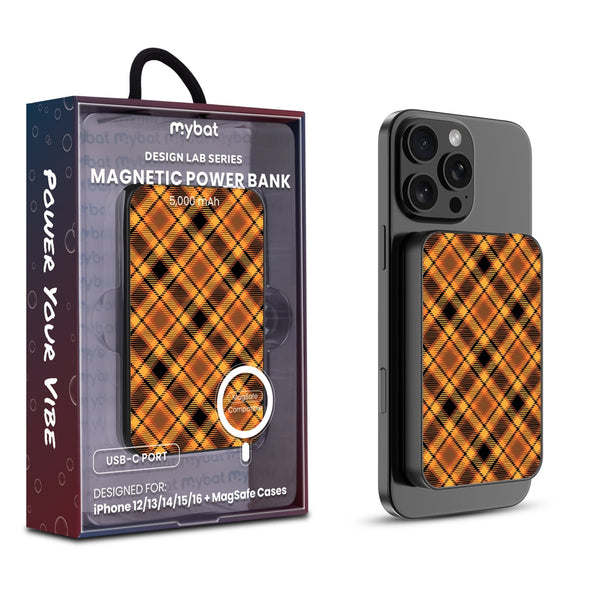 MyBat Design Lab 5000mAh Magnetic Wireless Power Bank - Black - Fall Flannel - MPBBAT131-BK-242-1.jpg
