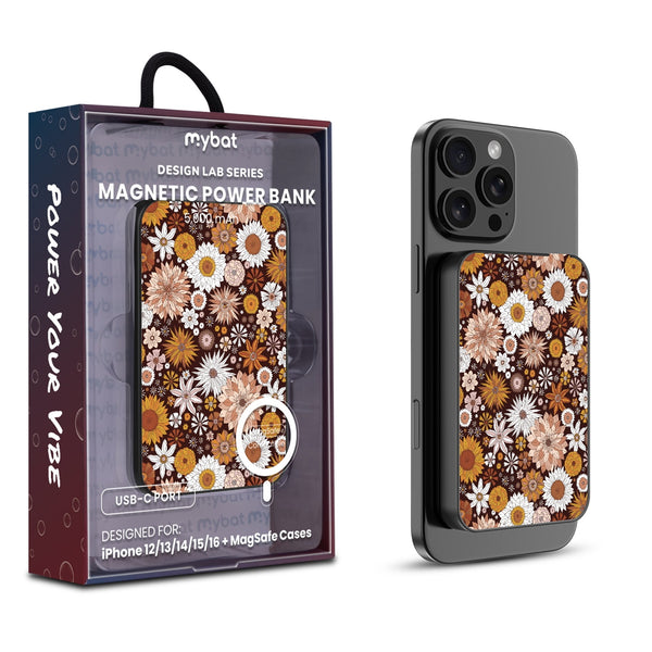 MyBat Design Lab 5000mAh Magnetic Wireless Power Bank - Black - Autumn Florals - MPBBAT131-BK-243-1.jpg