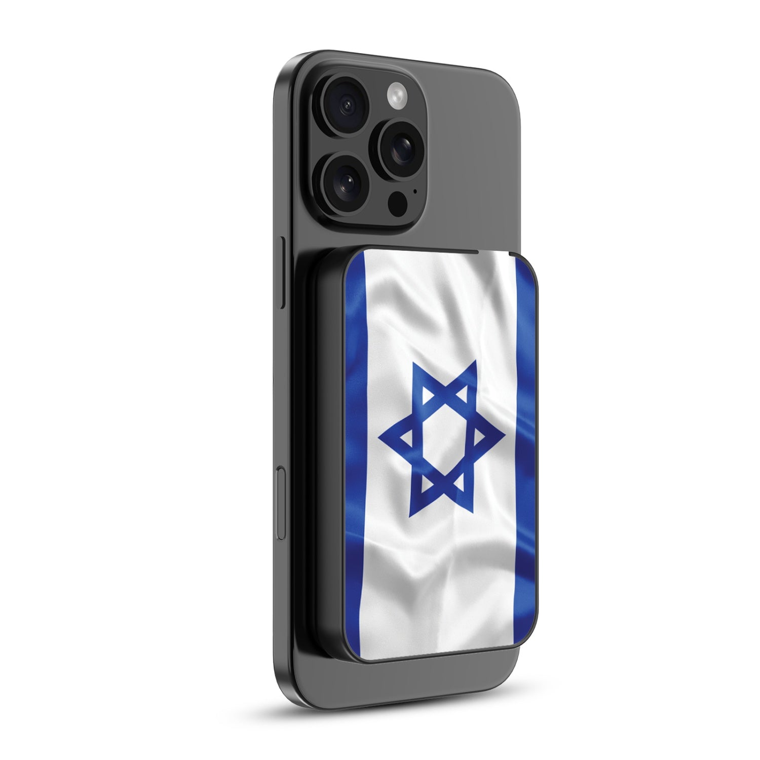 MyBat Design Lab 5000mAh Magnetic Wireless Power Bank - Black - Israel Flag - MPBBAT131-BK-308-2.jpg
