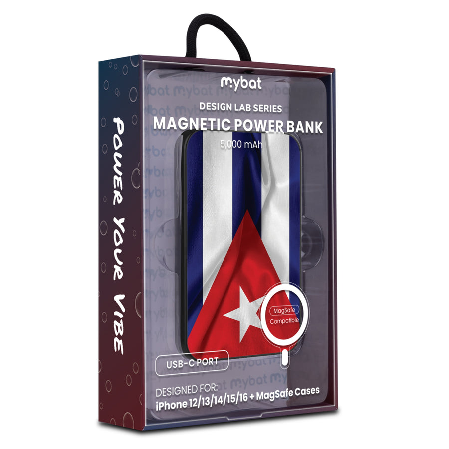 MyBat Design Lab 5000mAh Magnetic Wireless Power Bank - Black - Cuba Flag - MPBBAT131-BK-309-9.jpg
