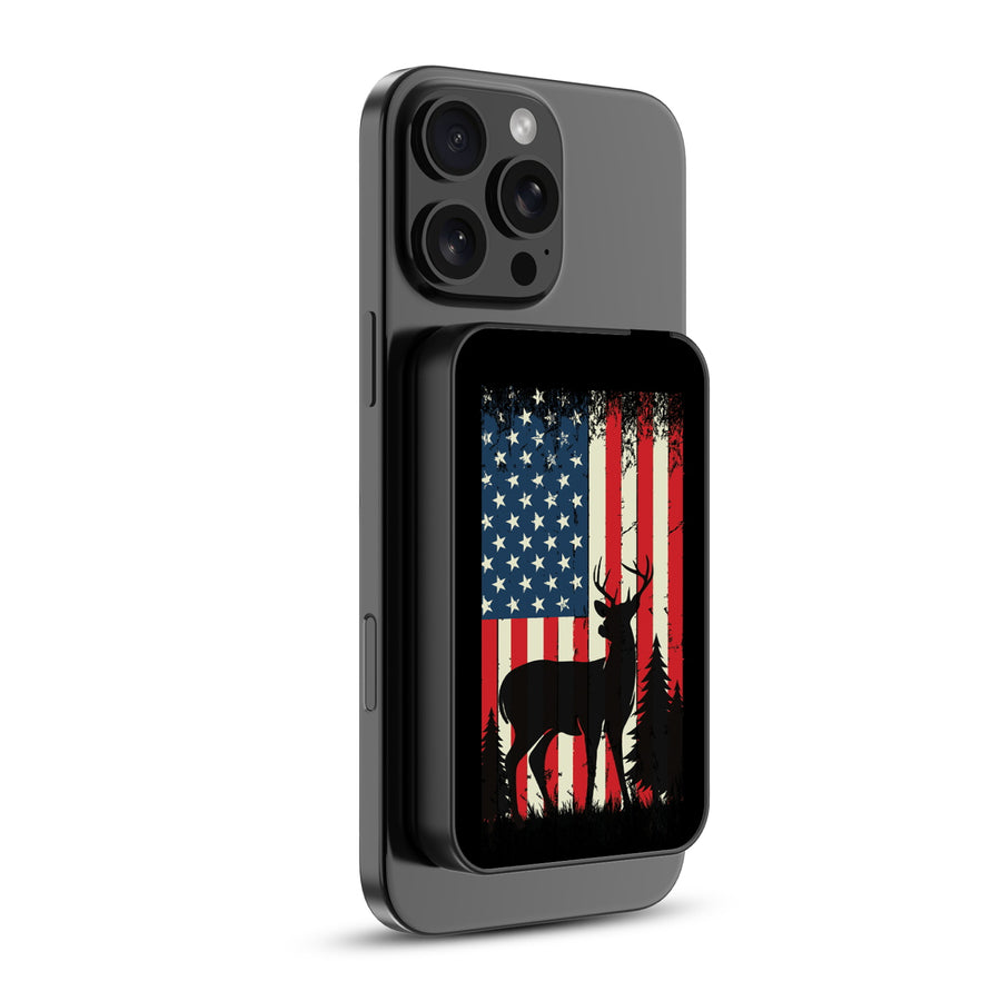 MyBat Design Lab 5000mAh Magnetic Wireless Power Bank - Black - Stars, Stripes and Stags - MPBBAT131-BK-319-2.jpg