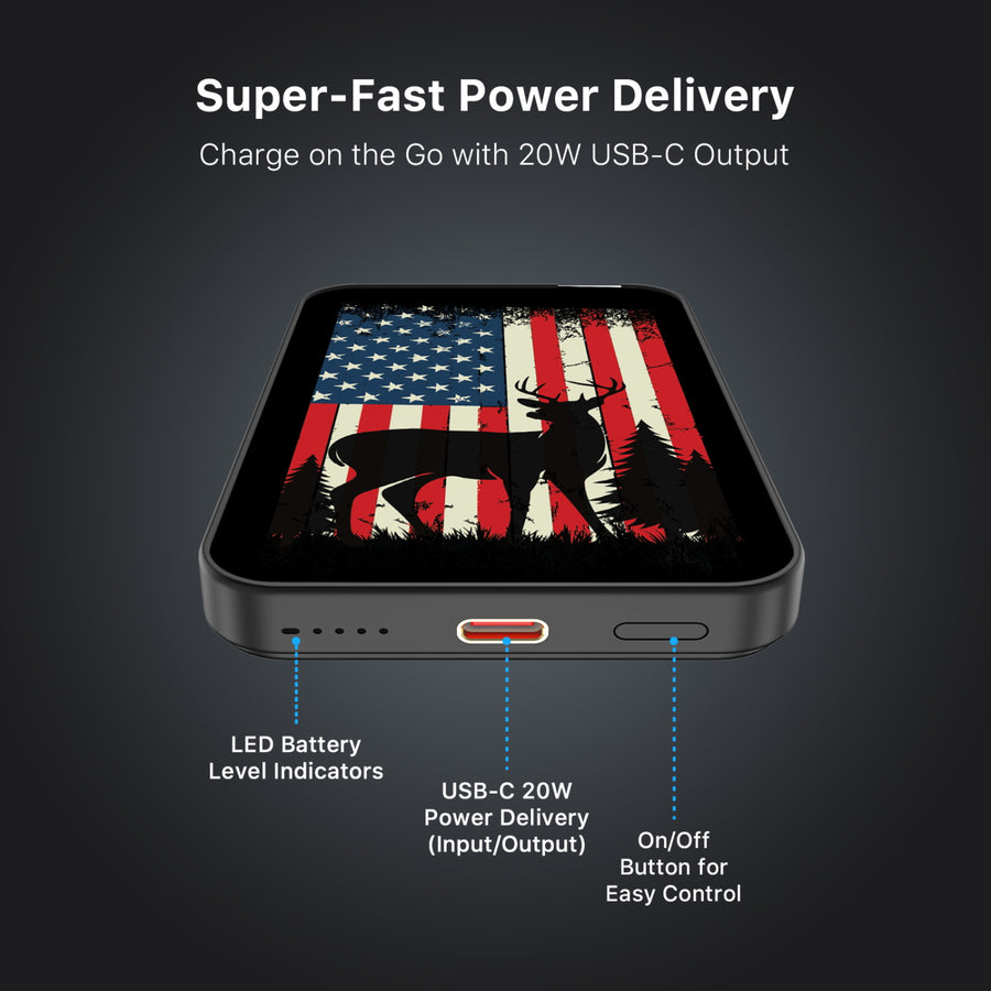 MyBat Design Lab 5000mAh Magnetic Wireless Power Bank - Black - Stars, Stripes and Stags - MPBBAT131-BK-319-7.jpg