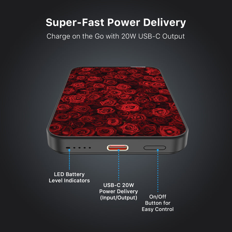 MyBat Design Lab 5000mAh Magnetic Wireless Power Bank - Black - Red Roses - MPBBAT131-BK-343-7.jpg