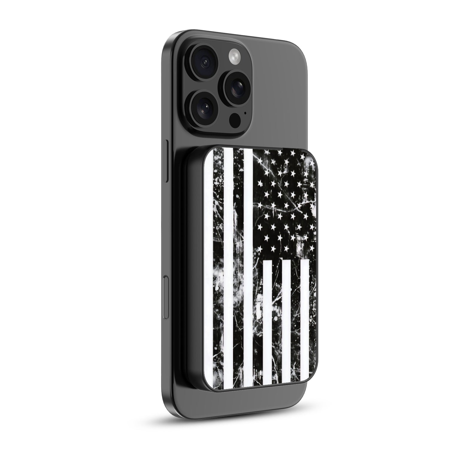 MyBat Design Lab 5000mAh Magnetic Wireless Power Bank - Black - Distress US Flag - MPBBAT131-BK-344-2.jpg