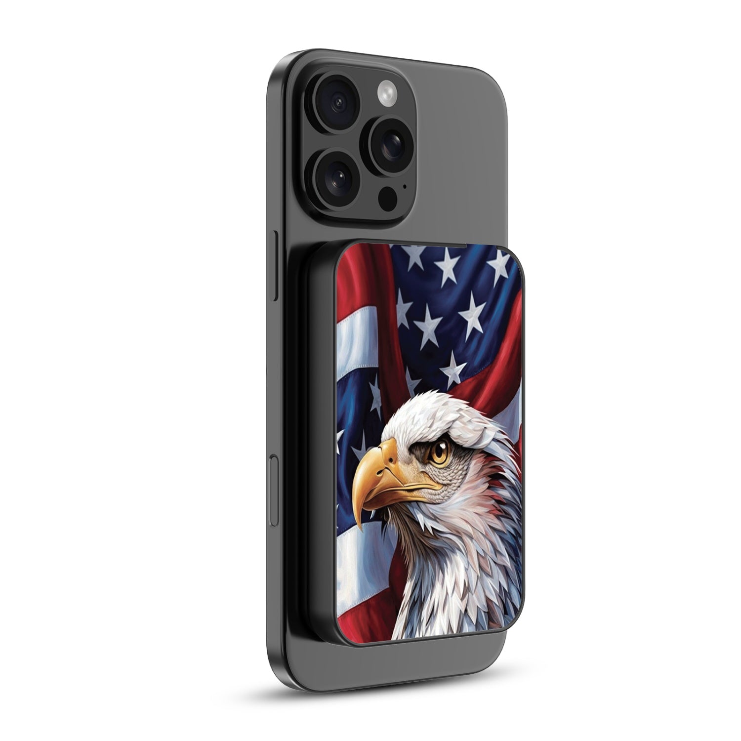 MyBat Design Lab 5000mAh Magnetic Wireless Power Bank - Black - Proud American Eagle - MPBBAT131-BK-362-2.jpg