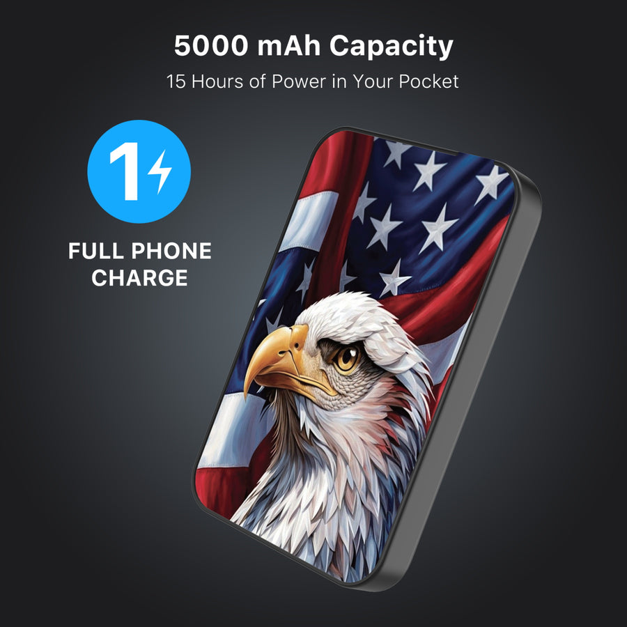 MyBat Design Lab 5000mAh Magnetic Wireless Power Bank - Black - Proud American Eagle - MPBBAT131-BK-362-8.jpg