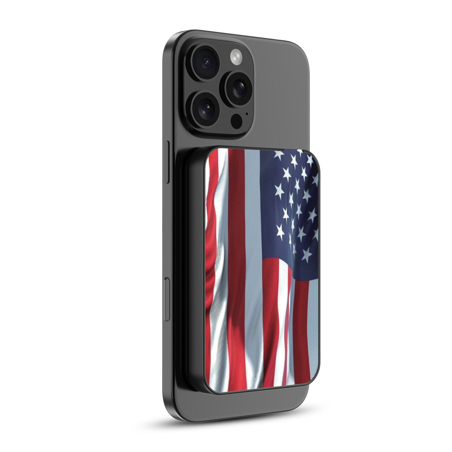MyBat Design Lab 5000mAh Magnetic Wireless Power Bank - Black - Waving USA FLag - MPBBAT131-BK-367-2.jpg