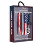 MyBat Design Lab 5000mAh Magnetic Wireless Power Bank - Black - Waving USA FLag