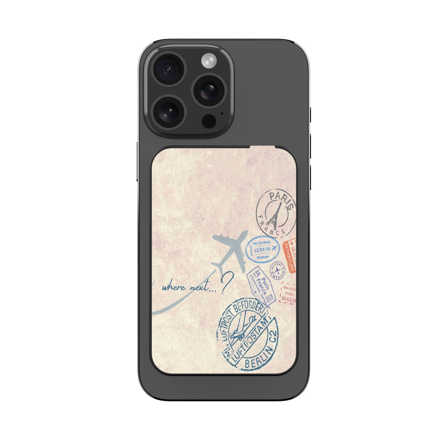 MyBat Design Lab 5000mAh Magnetic Wireless Power Bank - Black - Passport Stamps - MPBBAT131-BK-371-3.jpg