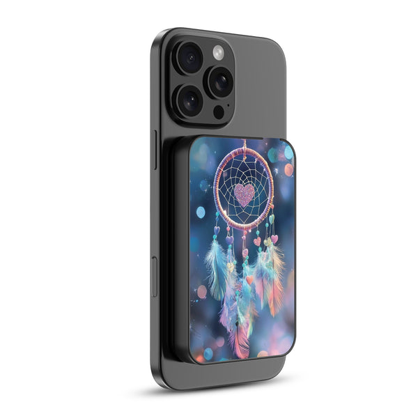 MyBat Design Lab 5000mAh Magnetic Wireless Power Bank - Black - Pastel Dreamcatcher - MPBBAT131-BK-376-2.jpg