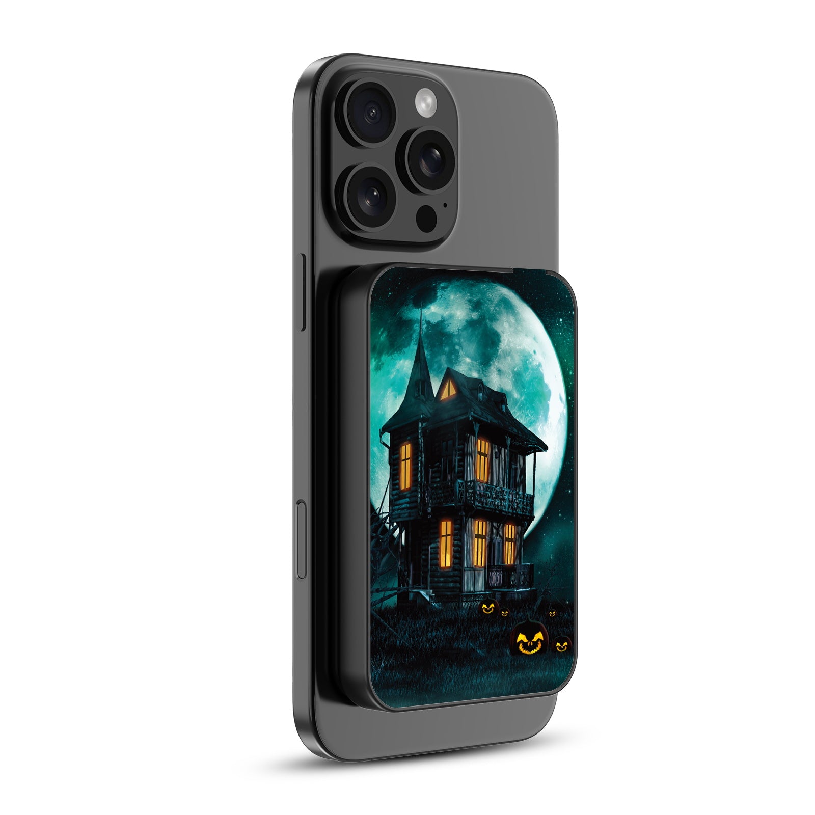 MyBat Design Lab 5000mAh Magnetic Wireless Power Bank - Black - Haunted Mansion - MPBBAT131-BK-396-2.jpg