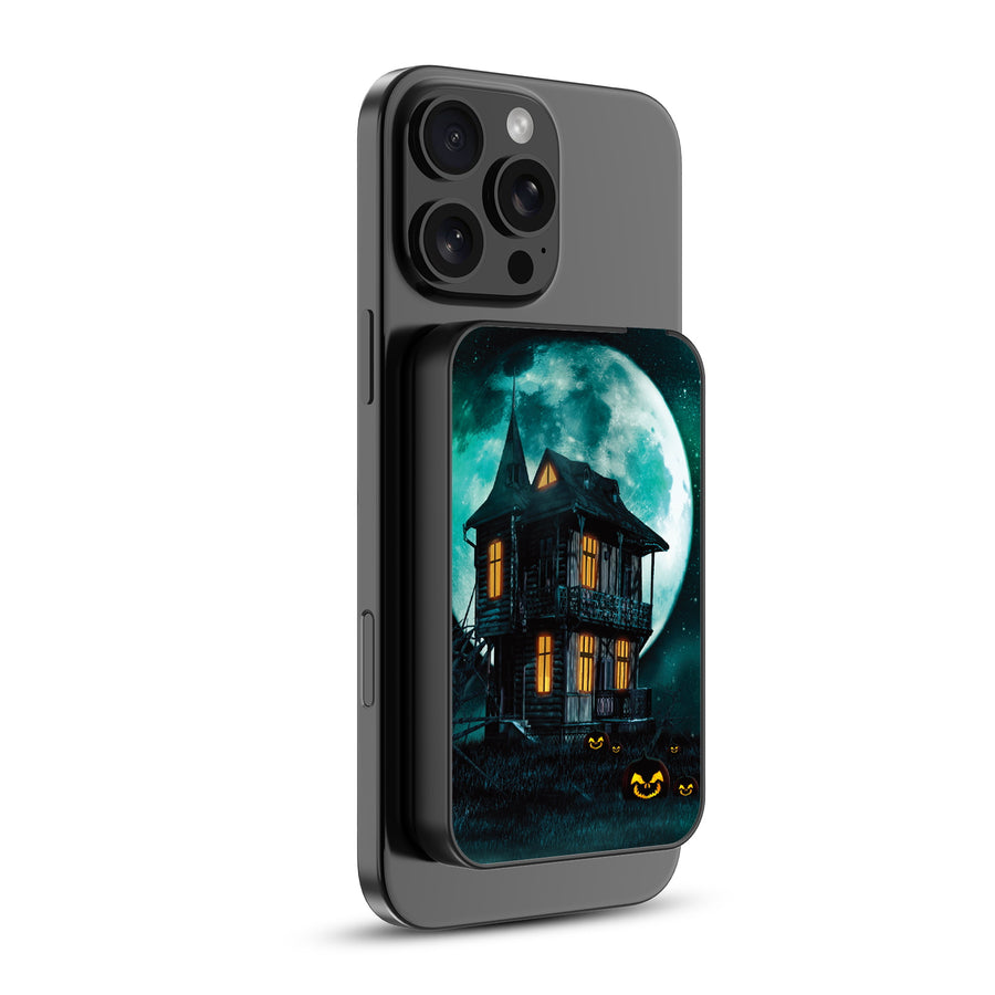 MyBat Design Lab 5000mAh Magnetic Wireless Power Bank - Black - Haunted Mansion - MPBBAT131-BK-396-2.jpg