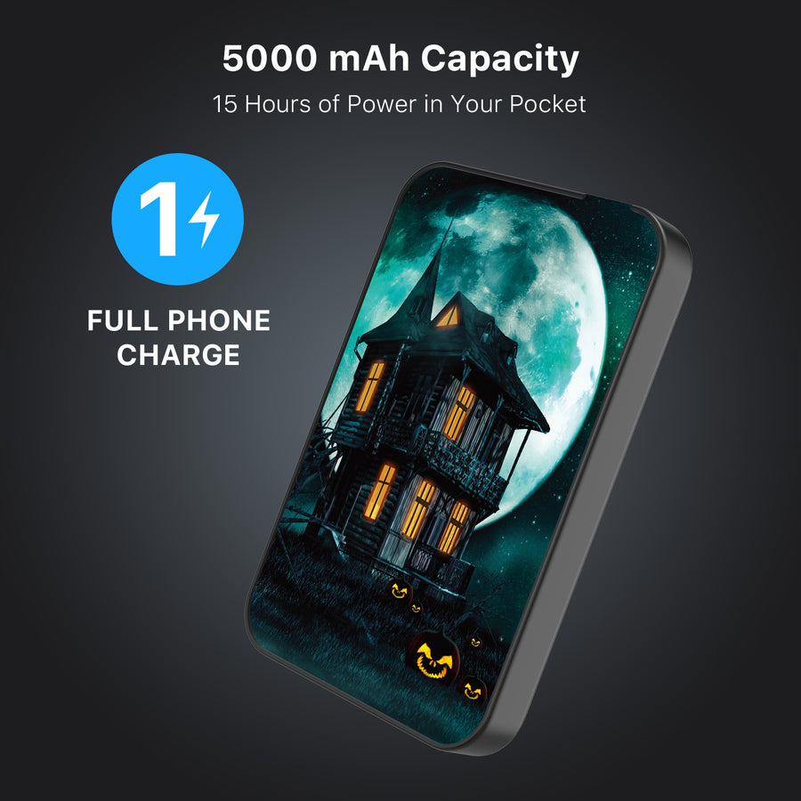 MyBat Design Lab 5000mAh Magnetic Wireless Power Bank - Black - Haunted Mansion - MPBBAT131-BK-396-8.jpg