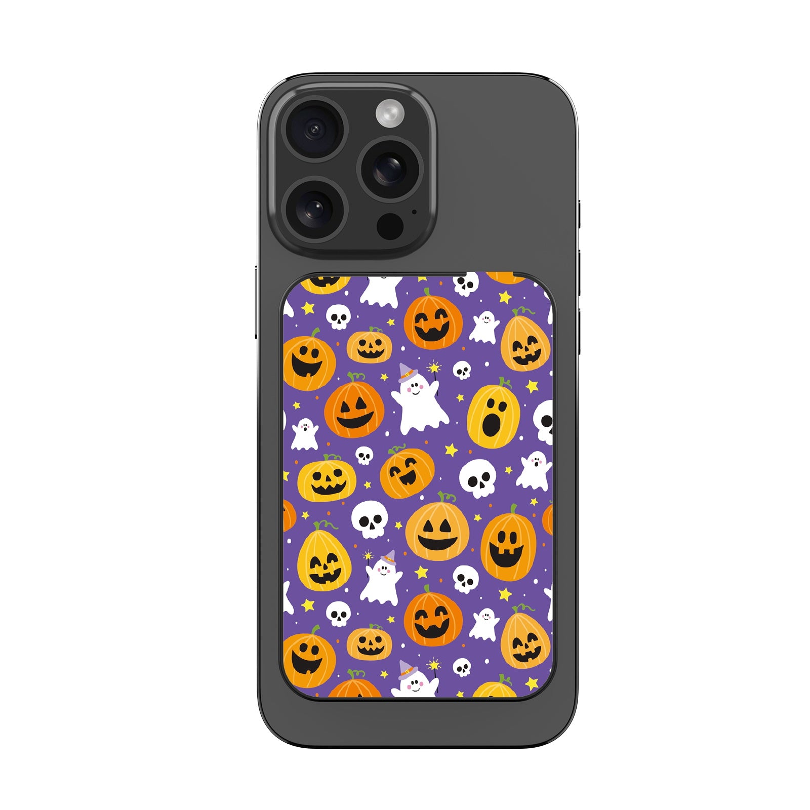 MyBat Design Lab 5000mAh Magnetic Wireless Power Bank - Black - Pumpkin Party - MPBBAT131-BK-404-3.jpg
