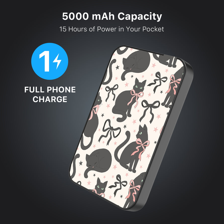 MyBat Design Lab 5000mAh Magnetic Wireless Power Bank - Black - Coquette Cat - MPBBAT131-BK-410-8.jpg