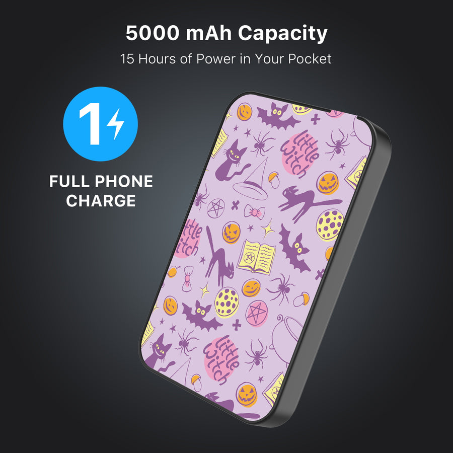 MyBat Design Lab 5000mAh Magnetic Wireless Power Bank - Black - Little Witch - MPBBAT131-BK-413-8.jpg