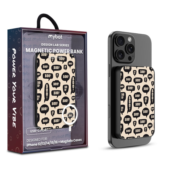 MyBat Design Lab 5000mAh Magnetic Wireless Power Bank - Black - Text Me Boo - MPBBAT131-BK-414-1.jpg