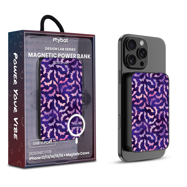 MyBat Design Lab 5000mAh Magnetic Wireless Power Bank - Black - Twilight Bats - MPBBAT131-BK-422-1.jpg