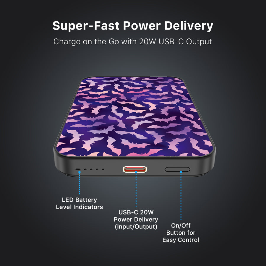 MyBat Design Lab 5000mAh Magnetic Wireless Power Bank - Black - Twilight Bats - MPBBAT131-BK-422-7.jpg