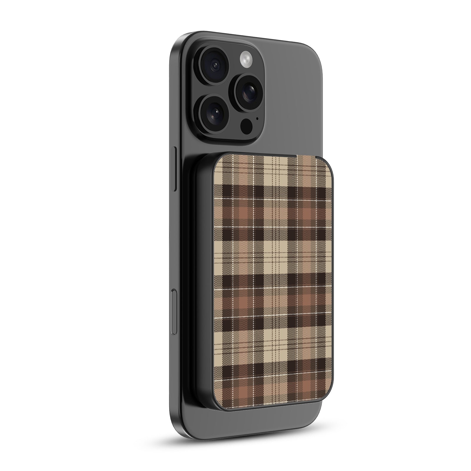 MyBat Design Lab 5000mAh Magnetic Wireless Power Bank - Black - Mocha Flannel - MPBBAT131-BK-431-2.jpg