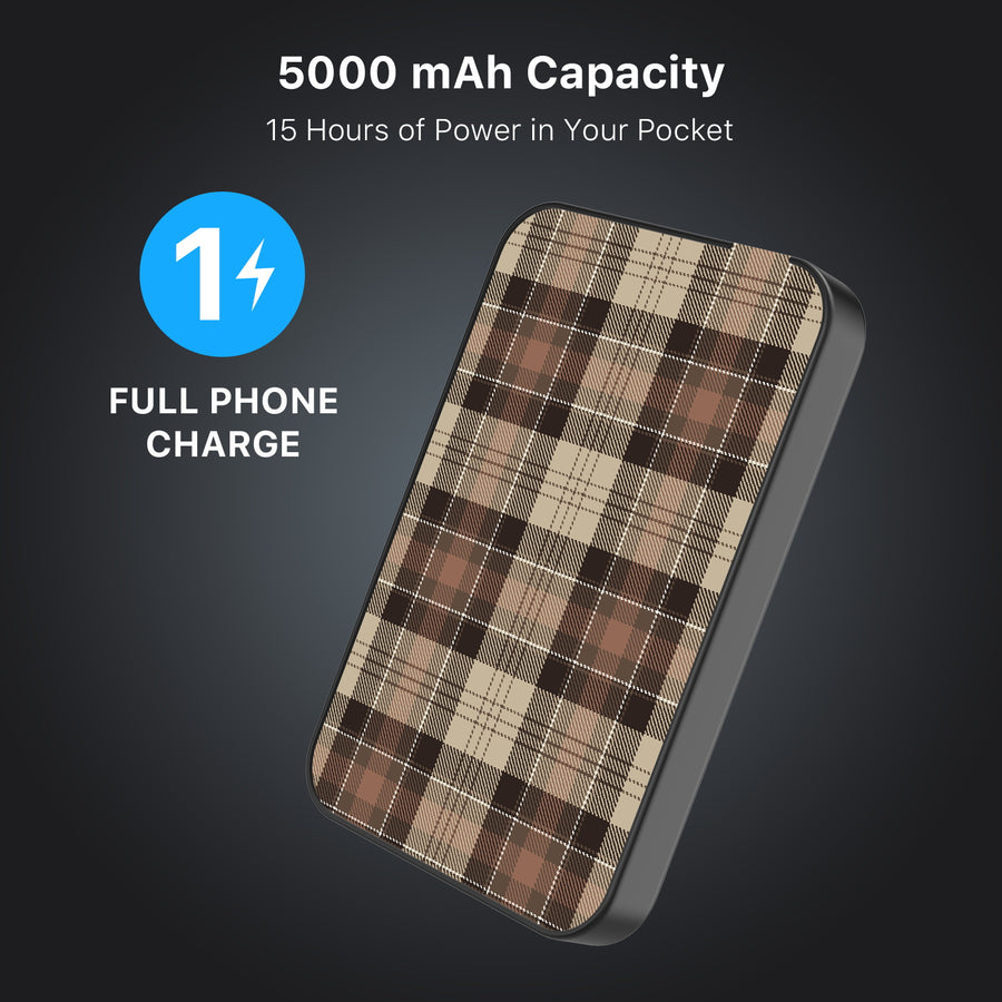 MyBat Design Lab 5000mAh Magnetic Wireless Power Bank - Black - Mocha Flannel - MPBBAT131-BK-431-8.jpg