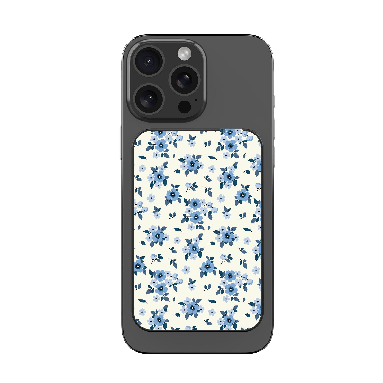 MyBat Design Lab 5000mAh Magnetic Wireless Power Bank - Black - Porcelain Petals - MPBBAT131-BK-437-3.jpg