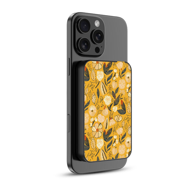 MyBat Design Lab 5000mAh Magnetic Wireless Power Bank - Black - Floral Stitch - MPBBAT131-BK-439-2.jpg